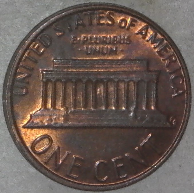1982-P-Small-Date-Lincoln-Memorial-Cent-Struck-Through-A-Late-Stage-Die-Cap